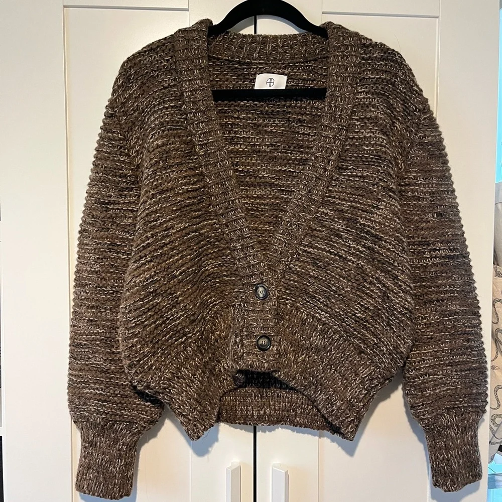 Anine Bing Brown Knit Cardigan - Picture 2 of 4